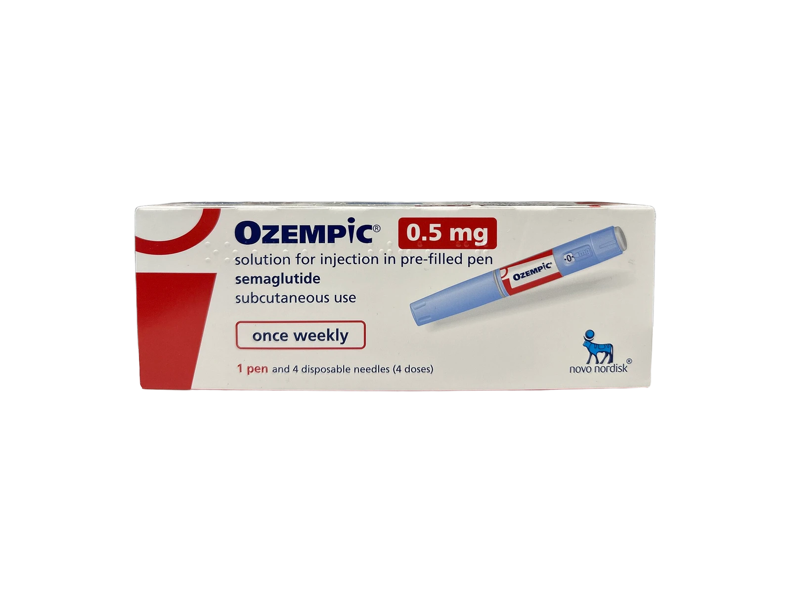 Box of Ozempic (semaglutide) injection pens