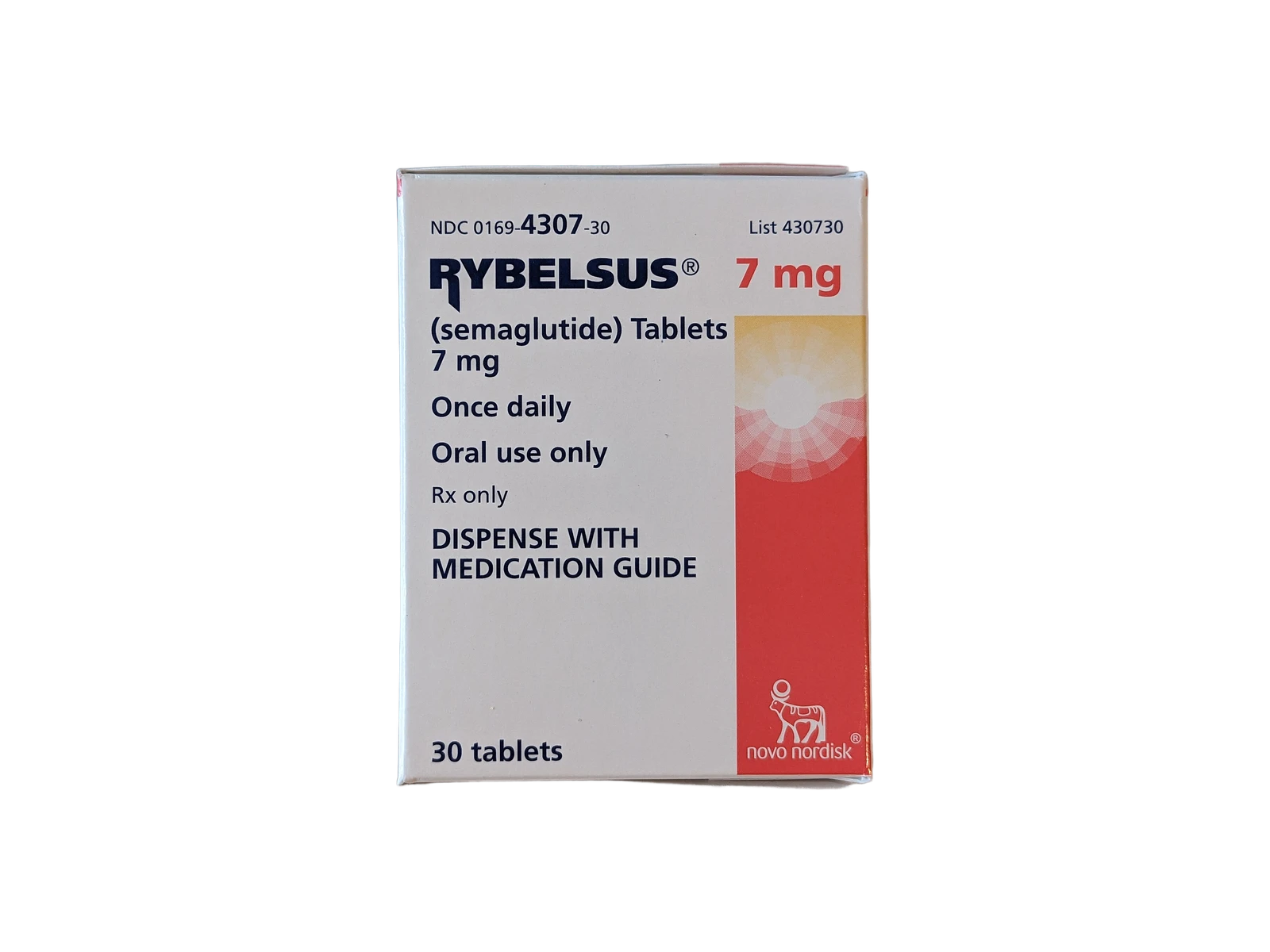 Box of Rybelsus (semaglutide) tablets